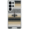 NFL New Orleans Saints Trailblazer Galaxy S25 Ultra Clear Case
